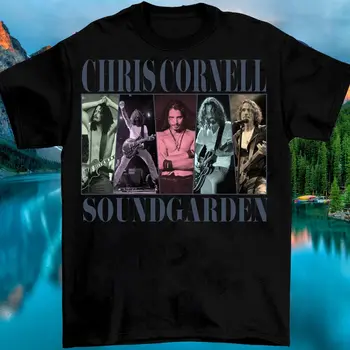 Retas Chris Cornell Niekada Toli, Kelionė, 2008 Medvilnės Vyrai Visą Dydžio Marškinius 1NT145