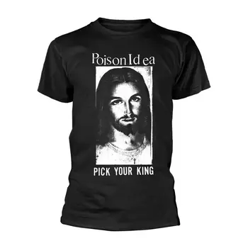 Vyriški Nuodų Idėja Pasirinkti Savo Karaliaus (juoda) T-shirt X-Large Juoda