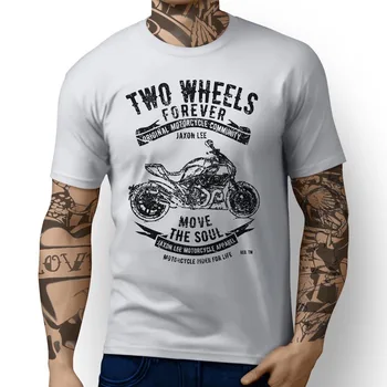 Nauja Vasaros Stiliaus T-Shirt Spausdinti Marškinėliai Vyrams Motociklą Diavel Anglies Įkvėptas Motociklo, Sukurti Savo Marškinėliai Unisex