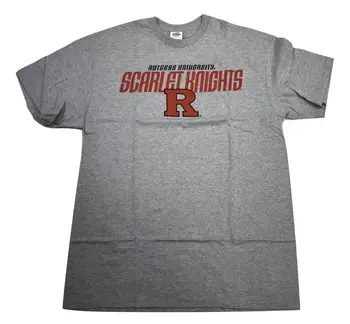 Vyrai Rutgerso Universiteto Scarlet Knights Pilkos spalvos Marškinėliai Naujas L. XL