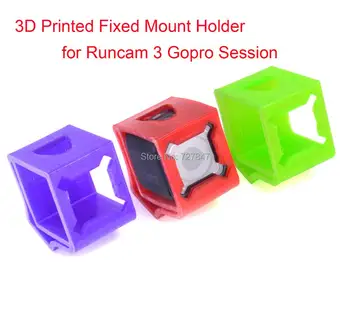 Ultralight 3D Atspausdintas atvejais 30Degree Fixed Mount Turėtojas Runcam3s Gopro Sesijos Vedlys X220s Kamera sėdynės laikiklis