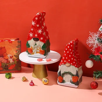 Kalėdų Dieną Saldainių Dėžutė Santa Claus Slapukus, Šokolado Nešiojamų Lauke, Vaikų Dovanų Geležies Meno Aklas Dėžutę