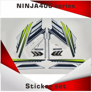 Aukštos Kokybės Motociklo Visos Lauktuvės Lipdukas Rinkinys NINJA400 Ninja 400 2018 Kėbulo Dekoratyvinis Raštas Lipdukai