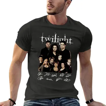 Twilight Saga Mesti Visas Pasirašytas Edward Cullen Bella Swan Negabaritinių Marškinėliai Prekės Ženklo Vyrai Drabužių 100% Medvilnės Streetwear Didelis S