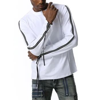 MRMT 2023 Nauja, vyriški T-Shirt Paauglių Prarasti Atsitiktinis Hip-Hop Apvalios Kaklo Long Sleeve T-Shirt Vyrai