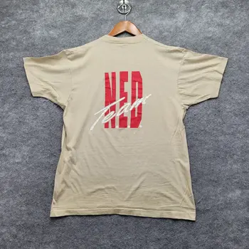 Vintage 80's Babcock & Wilcox Marškinėliai Medium Tan Branduolinių Įrenginių Padalinys JAV ilgomis rankovėmis