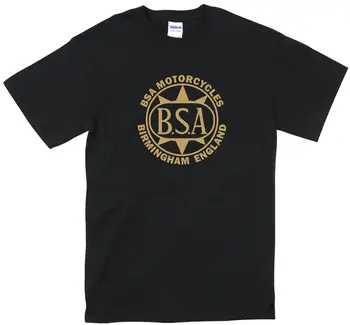 S-5XL BSA 1939 Goldstar Logotipas Dviratininkas T-Shirt Retro Klasikinis Motociklas Tee Marškinėliai