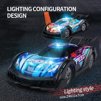 2023 Naujas Jjrc 2.4 g Spalvinga Šviesos Keturių krypčių Drift Lenktyninį Automobilį Nuotolinio Valdymo Modelio Žaislas Vaikų Elektros Nuotolinio Valdymo Žaislas Automobilis