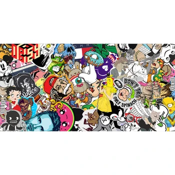 Anime Cartoon Grafiti Pilna Deimantų, Siuvinėjimo Diamond Mozaikos Diamond Tapybos Kryželiu Rinkiniai Namų Puošybai 