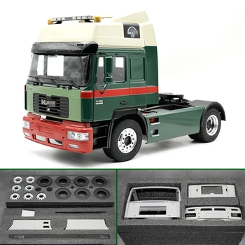 RC Sunkvežimių 1/14 Man F2000 4x2 Priekaba, Pilna Metalo Priekabos Hidraulinių Durų Openable RINKINYS Suaugusiųjų Žaislas Modelis Tamiya Lesu