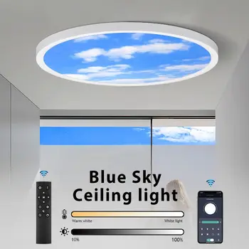 Pritemdomi Dangaus LED Lubų Šviesos RC/APP Kontrolės 42W 24W Šiuolaikinės Skydelio Šviesos AC110V220V Vidaus Apdaila, Liustra Miegamasis