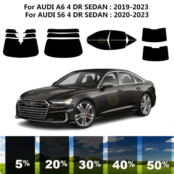 Pjaustytuose nanoceramics automobilių UV Lango Atspalvis, Rinkinys, Automobilių Langų Plėvelės AUDI S6 4 DR SEDANAS 2020-2023