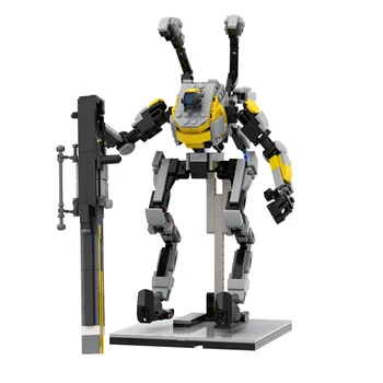 Northstar Svarbiausias iš Titanfall Žaidimas Vaidmenį Mecha Roboto Modelį Surinkti Apdailos 676 Vienetų Plytų Žaislai, Vaikų Dovanų