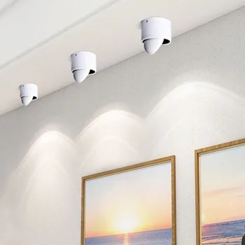 COB LED Downlight Lubų Šviestuvai Gyvenimo Lempos Šiaurės Apšvietimo 360° Reguliuojamas Vietoje Šviesos, Namų Virtuvė, Vonios kambarys 15W12W7W5W