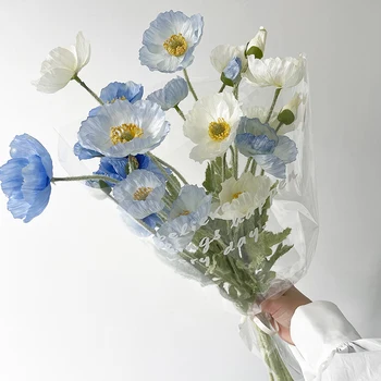 Aukštos Kokybės Gražus Dirbtinis Aguonų Šilko Gėlės Netikrą Gėlių Namų Vestuvių Salonas Šalies Prabangūs Apdaila