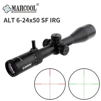 Marcool ALT 6-24X50 Riflescope Apimtis Šautuvas SFP SFIRG 30mm Vamzdis Dia. Taktinis Optika Medžioklės Airsoft Įranga Tinka .223 .308