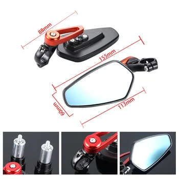 Motociklų Aksesuarų modifikavimas rankenos atspindintis veidrodis ir rankenos atbulinės eigos veidrodis,HONDA CB190R cbr500r
